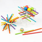Montessori Wooden Counting Sticks Game - Sensory Learning Toy