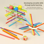 Montessori Wooden Counting Sticks Game - Sensory Learning Toy