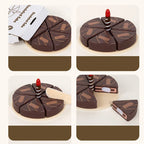 Wooden Pretend Play Birthday Cake Toy - Simulation Kitchen Food Set