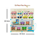Montessori Wooden Magnetic Fishing & Matching Puzzle for Toddlers